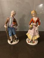 2 beelden (Crown n ) Capodimonte stijl, Antiek en Kunst, Ophalen of Verzenden