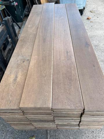 Eiken vloer 36 m2 multivloer 18 cm breed 1,5 cm dik beschikbaar voor biedingen