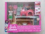 NIEUW: Barbie Pizzabakker Speelset met Kleideeg, Nieuw, Ophalen of Verzenden, Barbie