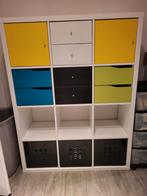 Vakkenkast met lades en deurtjes, Huis en Inrichting, Kasten | Boekenkasten, Ophalen of Verzenden, Gebruikt, 25 tot 50 cm