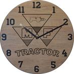 Themaklok met een Massey ferguson tractor logo (1), Ophalen of Verzenden, Nieuw, Wandklok
