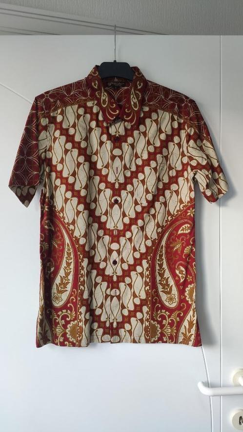 Mooi net Batik Keris hemd met korte mouwen, Antiek en Kunst, Kunst | Niet-Westerse kunst, Verzenden