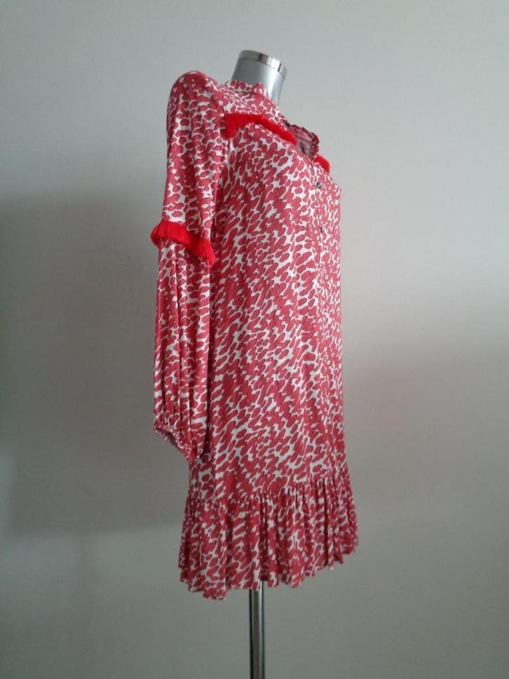 Iconic Twentyseven viscose jurk medium NIEUW kaartjes, Kleding | Dames, Jurken, Nieuw, Maat 38/40 (M), Rood, Knielengte, Ophalen of Verzenden