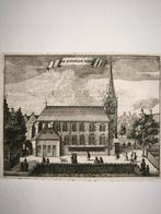 Kopergravure De Engelse Kerk, Antiek en Kunst, Kunst | Etsen en Gravures, Ophalen of Verzenden