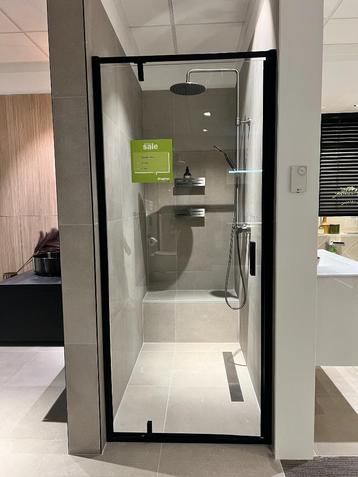 Mat zwart Nis douche draaideur 90x200 cm beschikbaar voor biedingen
