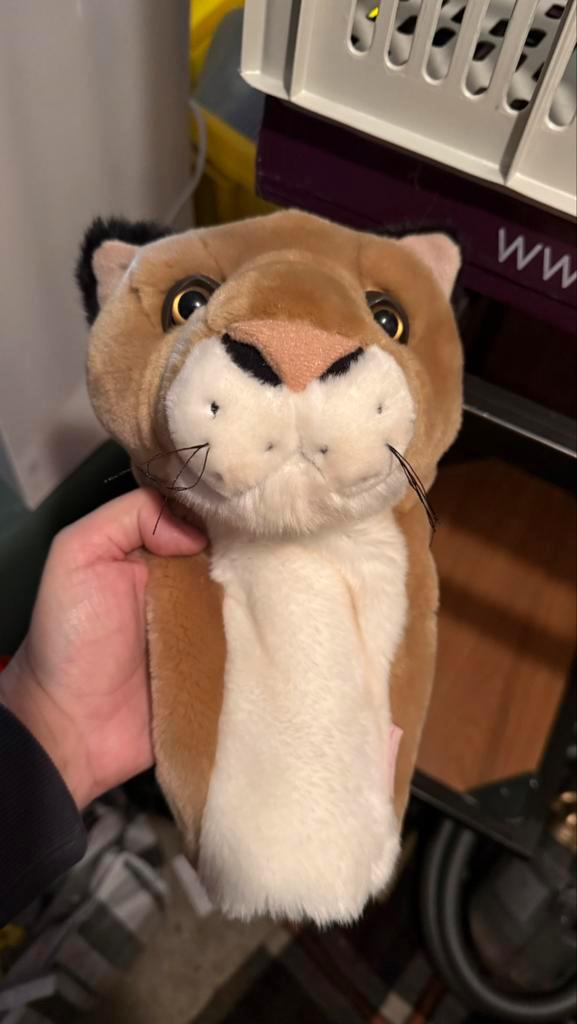 Pluche headcover voor golfclub – Luipaard, Sport en Fitness, Golf, Zo goed als nieuw, Overige typen, Ophalen of Verzenden