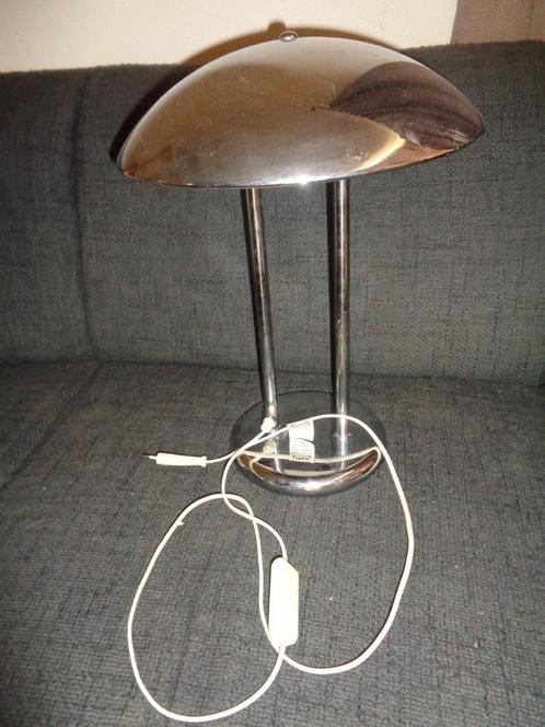 Ikea lamp borad mushroom 11303 zilver, Huis en Inrichting, Lampen | Tafellampen, Zo goed als nieuw, Minder dan 50 cm, Glas, Metaal