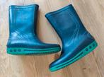 Blauw groene regenlaarzen maat 29 sarraizienne, Gebruikt, Jongen of Meisje, Ophalen of Verzenden, Laarzen