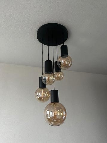 Hanglamp met 5 lichtbollen 