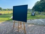 Schoolbord met stabdaard, Ophalen, Gebruikt, Krijtbord