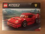 Lego speed champions Ferrari F40 - 75890, Kinderen en Baby's, Speelgoed | Duplo en Lego, Nieuw, Complete set, Ophalen of Verzenden