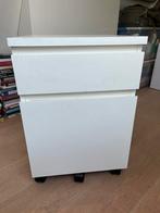 IKEA drawer unit on wheels in white, Ophalen, Gebruikt