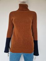 Stefanel coltrui. Maat M. Cognac/blauw., Maat 38/40 (M), Bruin, Nijmegen, Verhip-vintage.nl