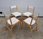 12 x Ikea Skoghall Vintage Deense design stoelen cafestoelen, Ophalen of Verzenden, Zo goed als nieuw, Wit, Vijf, Zes of meer stoelen