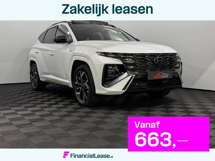 Hyundai Tucson 1.6 T-GDI PHEV Premium N-line Sky 4WD Pano, H, Auto's, Hyundai, Bedrijf, Lease, Financial lease, Tucson, 360° camera