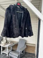 Zwarte bontjas van Twin-Set maat:152, Ophalen of Verzenden