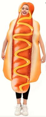 Leuk Hotdog Kostuum - Carnaval of Themafeest, Ophalen of Verzenden, Zo goed als nieuw, Carnaval, Kleding