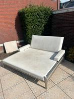 Luxe lounge bank/bed voor meerdere personen., Tuin en Terras, Ligbedden, Verrijdbaar, Overige materialen, Gebruikt, Ophalen