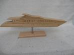 Spaarpot Heesen Yachts van hout, Verzamelen, Spaarpotten, Ophalen of Verzenden, Nieuw, Hout, Vervoermiddel