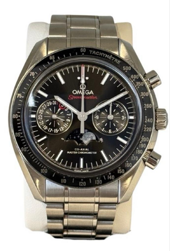 Omega Speedmaster Moonphase Co-Axial - Full Set!, Sieraden, Tassen en Uiterlijk, Horloges | Heren, Zo goed als nieuw, Polshorloge