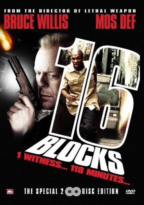 16 Blocks - Special 2DVD Edition Steelbook, Cd's en Dvd's, Dvd's | Actie, Nieuw in verpakking, Actie, Vanaf 12 jaar, Verzenden