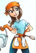 Schoonmaakster aangeboden, Overige niveaus, Vanaf 10 jaar, Overige vormen