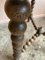 Vintage boho houten bijzettafel plantentafel, Huis en Inrichting, Ophalen, Gebruikt, Vintage, 55 tot 75 cm