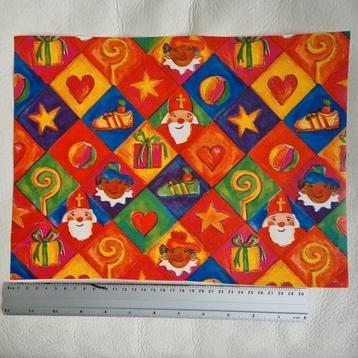 Nostalgisch sinterklaaspapier zwarte piet papier vintage beschikbaar voor biedingen