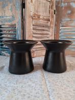 Sinnesro kandelaar ikea mat zwart twee stuks voor €5,00, Ophalen, Overige materialen, Zwart, Zo goed als nieuw