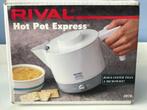 RIVAL HOT POT EXPRESS MET REISSTEKKER IN ORIGINELE DOOS, Ophalen of Verzenden, Zo goed als nieuw