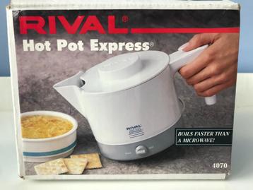 RIVAL HOT POT EXPRESS MET REISSTEKKER IN ORIGINELE DOOS beschikbaar voor biedingen