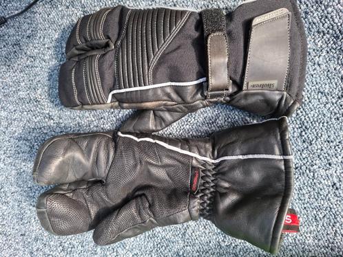 Extra warme motorhandschoenen met split finger V size M, Motoren, Kleding | Motorkleding, Handschoenen, Tweedehands, Ophalen of Verzenden
