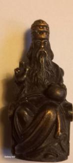 Bronzen beeldje God de Vader op Troon., Ophalen of Verzenden