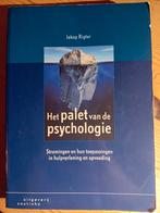 Jakop Rigter - Het palet van de psychologie, Boeken, Ophalen of Verzenden, Zo goed als nieuw, Jakop Rigter