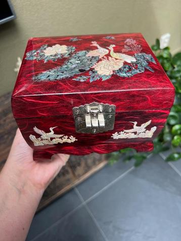 Koreaans muziekdoos Chinees sieradenkist parelmoer kist beschikbaar voor biedingen