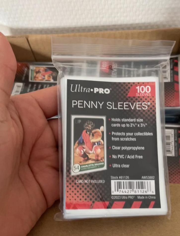 4000 Ultra Pro Penny Sleeves - Kaartbescherming, Postzegels en Munten, Postzegels | Toebehoren, Overige typen, Ophalen of Verzenden