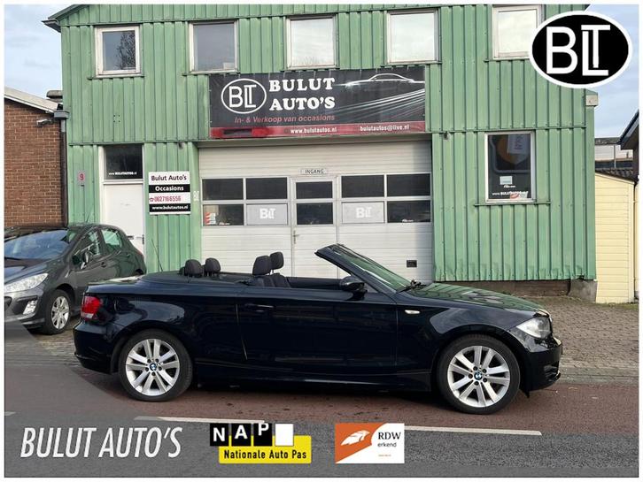 BMW 1-serie Cabrio 118i High Executive CABRIO* AUTOMAAT*, Auto's, BMW, Bedrijf, Te koop, 1-Serie, ABS, Airbags, Airconditioning