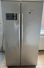 Amerikaanse koelkast  Whirlpool, Gebruikt, 200 liter of meer, 60 cm of meer, Met aparte vriezer