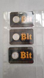 Coincard Bitcoin Munt / Penning, Overige materialen, Ophalen of Verzenden