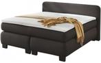 Boxspring Luxor Antracietgrijs 160 x 200, Ophalen of Verzenden, 200 cm, 160 cm, Nieuw