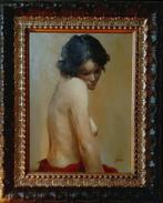Naakt. Olieverf schilderij  eerste kwart  20e eeuw: , Ophalen of Verzenden