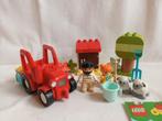 Duplo set 10950 Landbouwtractor & dieren verzorger (boekje), Ophalen of Verzenden, Zo goed als nieuw, Duplo