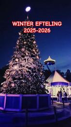 4 kaartjes Winter Efteling  zaterdag17 januari incl parkeren, Tickets en Kaartjes, Drie personen of meer, Ticket of Toegangskaart