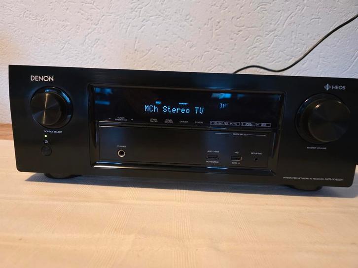 Denon AVR-X1400H Receiver, Audio, Tv en Foto, Versterkers en Receivers, Gebruikt, 5.1, 120 watt of meer, Denon, Ophalen of Verzenden