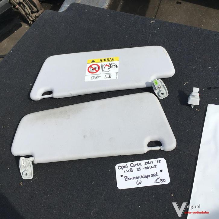 Opel Corsa E 5 drs 1.4B Automaat 2500145 2015  Zonnekleppen, Auto-onderdelen, Interieur en Bekleding, Gebruikt, Ophalen of Verzenden