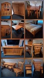 Eiken houten inboedel buffet kast en tv meubel, Ophalen