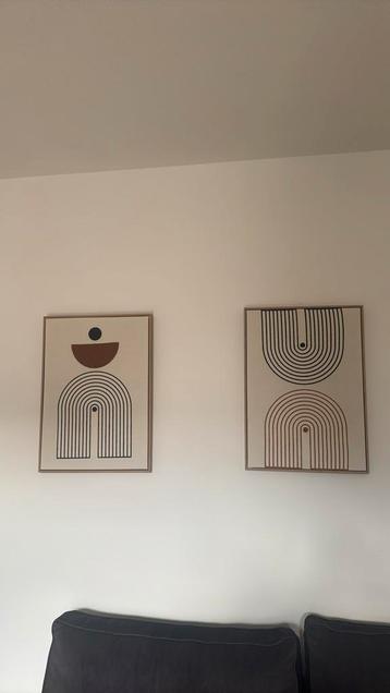 Schilderij 2x beschikbaar voor biedingen