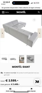 ZGAN Montel Lederen Hoekbank - Forrest Groen - 300 x 225, Ophalen, Hoekbank, 300 cm of meer, Leer