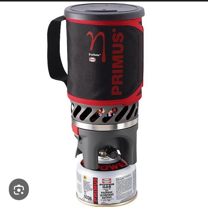 Primus nieuwe brander plus pan met piezo ontsteking, Caravans en Kamperen, Kampeeraccessoires, Nieuw, Ophalen of Verzenden