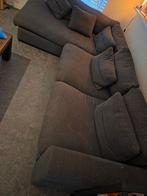 Antracite bank, Huis en Inrichting, Banken | Bankstellen, Ophalen, Gebruikt, 100 tot 125 cm, Hoekbank